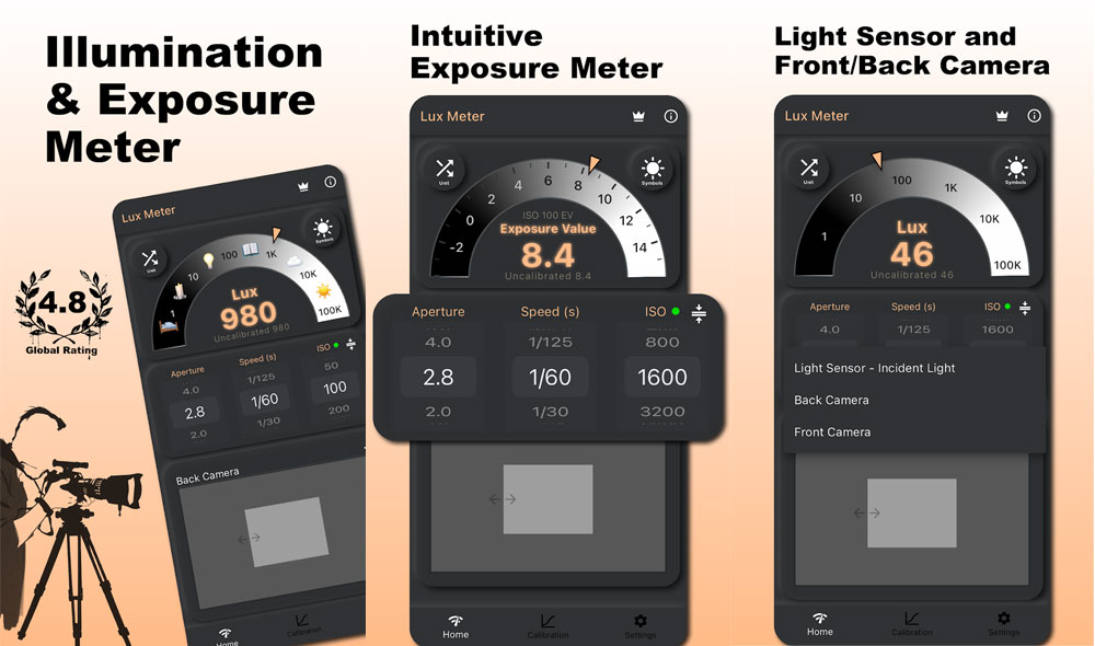приложение Lux Meter
