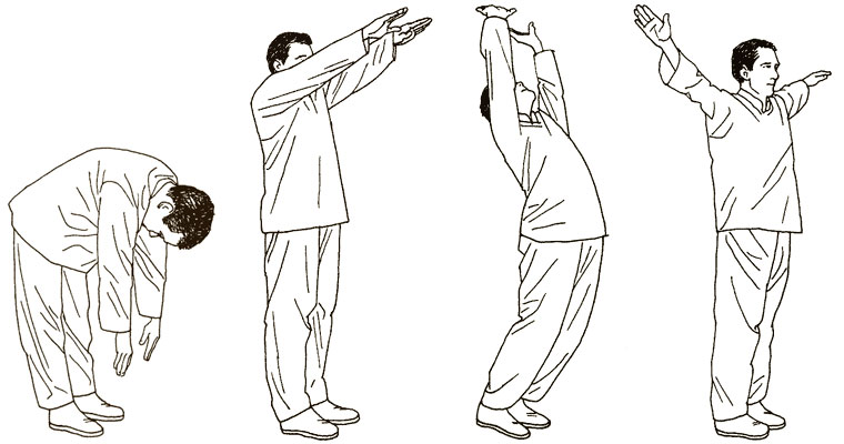 Упражнение Цигун — Поддерживание Луны