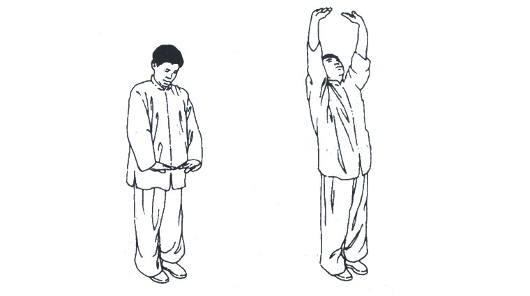 Золотые Упражнения Цигун — Подъем Неба